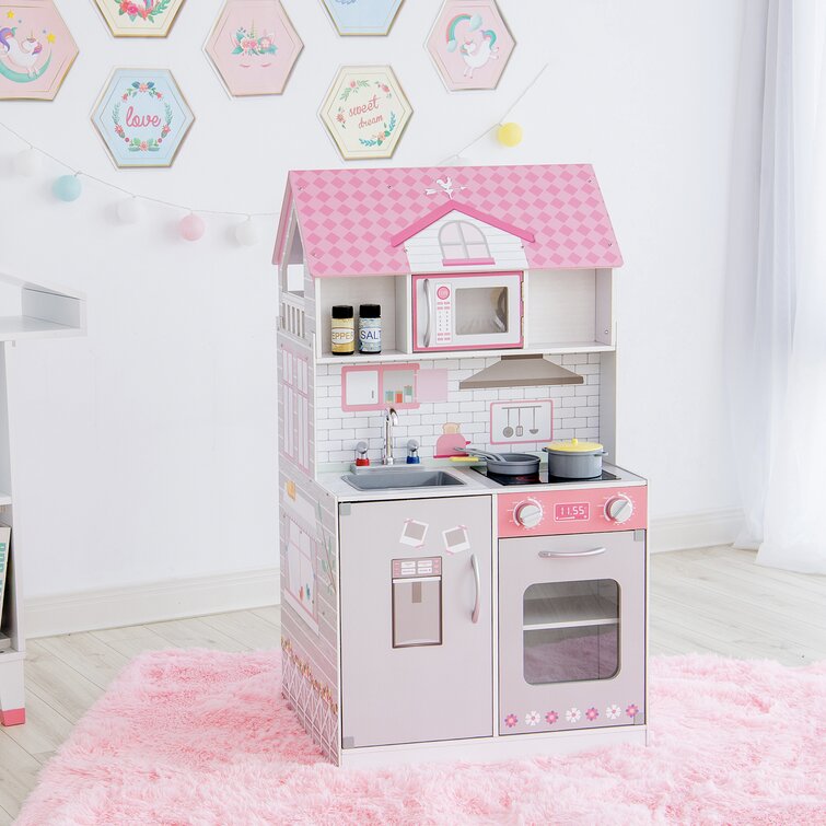 Teamson 2 in hot sale 1 kitchen dollhouse